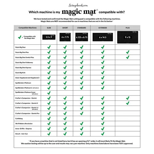 Scrapbook.com - Magic Mat - Standard - Cutting Pad for *Select Machines  - 6.125 x 8.75