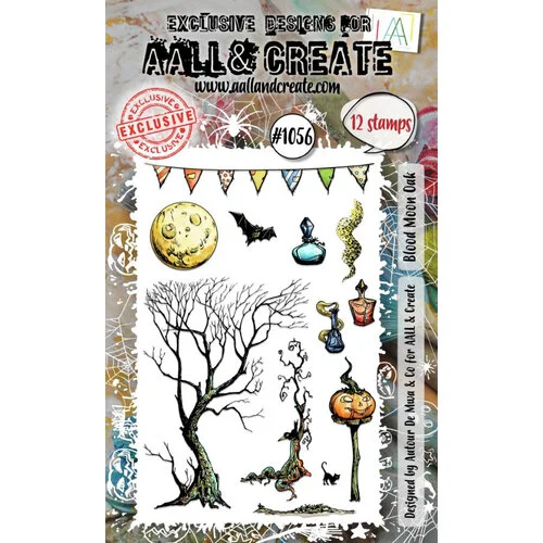 AALL and Create - Clear Photopolymer Stamps - Blood Moon Oak