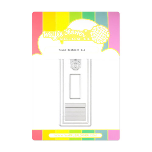 Waffle Flower Crafts - Craft Dies - Round Bookmark
