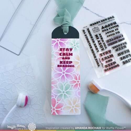 Waffle Flower Crafts - Craft Dies - Round Bookmark