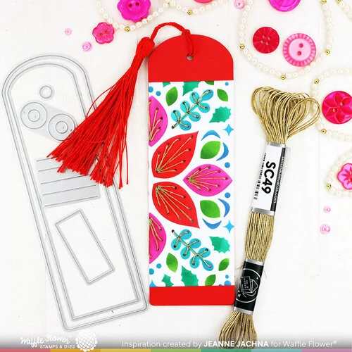 Waffle Flower Crafts - Craft Dies - Round Bookmark