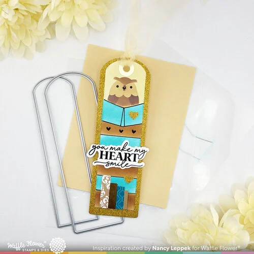 Waffle Flower Crafts - Craft Dies - Round Bookmark