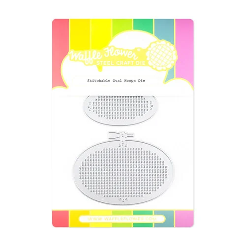 Waffle Flower Crafts - Craft Dies - Stitchable Oval Hoops
