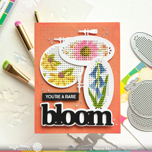 Waffle Flower Crafts - Craft Dies - Stitchable Oval Hoops