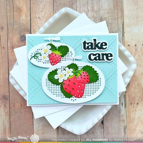 Waffle Flower Crafts - Craft Dies - Stitchable Oval Hoops
