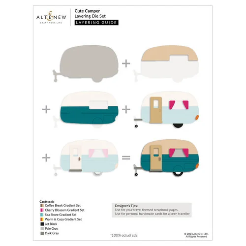 Altenew - Layering Dies - Cute Camper