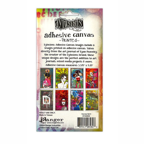 Ranger Ink - Dylusions - Canvas Images - Set 4