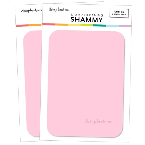 Scrapbook.com - Stamp Cleaning Shammy - 5x7 - Cotton Candy Pink - 2 Pack 1 Scrapbook.com - Stamp Cleaning Shammy - 5x7 - Cotton Candy Pink - 2 Pack