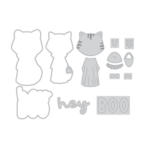 Scrapbook.com - Spooky Critters - Halloween - Decorative Die Sets & Rub-Ons 11 Scrapbook.com - Spooky Critters - Halloween - Decorative Die Sets & Rub-Ons