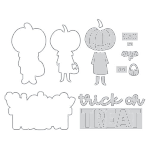 Scrapbook.com - Spooky Critters - Halloween - Decorative Die Sets & Rub-Ons 7 Scrapbook.com - Spooky Critters - Halloween - Decorative Die Sets & Rub-Ons