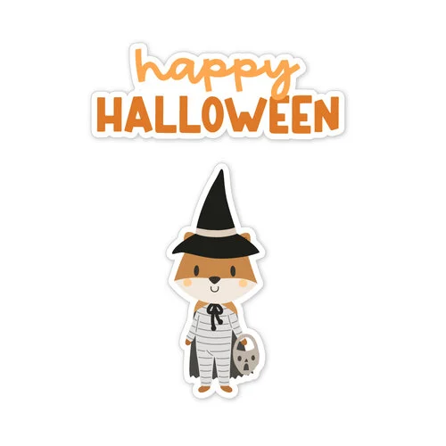 Scrapbook.com - Spooky Critters - Halloween - Decorative Die Sets & Rub-Ons 8 Scrapbook.com - Spooky Critters - Halloween - Decorative Die Sets & Rub-Ons