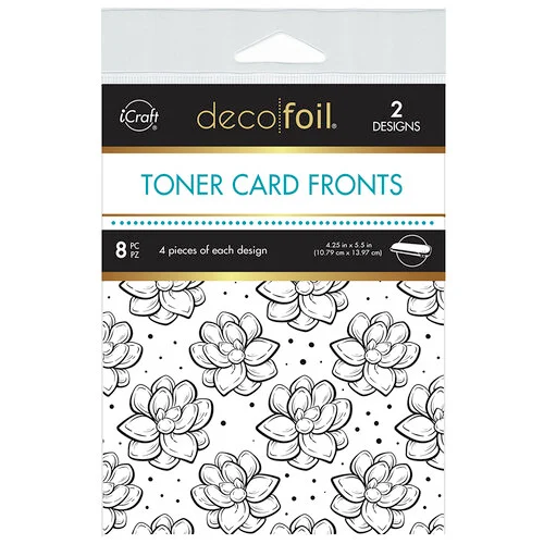 Therm O Web - iCraft - Deco Foil - Toner Card Fronts - So Succulent