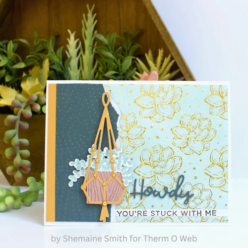 Therm O Web - iCraft - Deco Foil - Toner Card Fronts - So Succulent