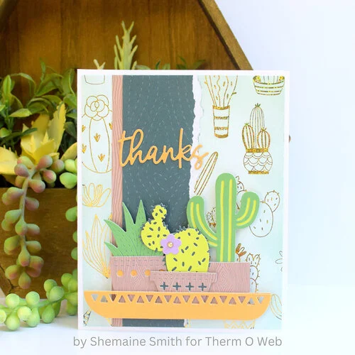 Therm O Web - iCraft - Deco Foil - Toner Card Fronts - So Succulent