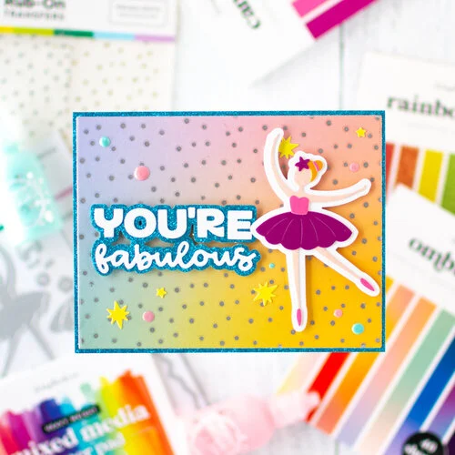 Scrapbook.com - Ombre - Patterned Cardstock Paper Pad - Double Sided - 6x8 - 40 Sheets