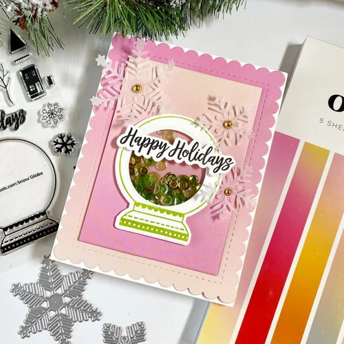 Scrapbook.com - Ombre - Patterned Cardstock Paper Pad - Double Sided - 6x8 - 40 Sheets