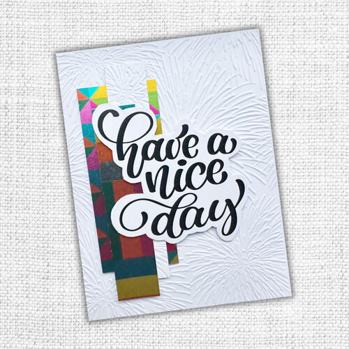 Paper Rose - Embossing Folder - Fireworks