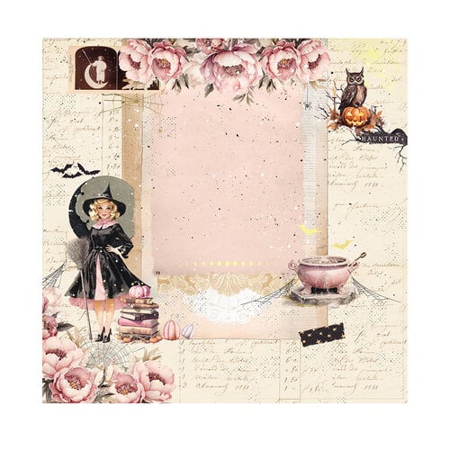 Prima - Magic Spell Collection - 12 x 12 Double Sided Paper - Haunted 2 Prima - Magic Spell Collection - 12 x 12 Double Sided Paper - Haunted