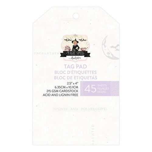 Prima - Magic Spell Collection - Tags Pad 1 Prima - Magic Spell Collection - Tags Pad