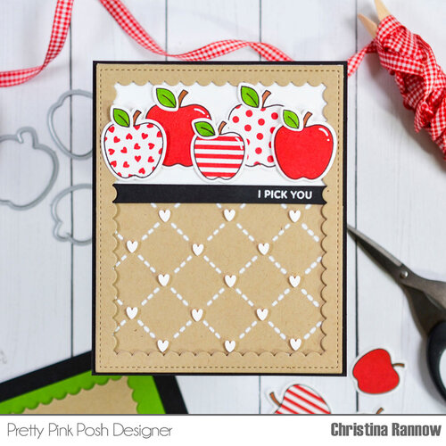 Pretty Pink Posh - Dies - Patterned Apples