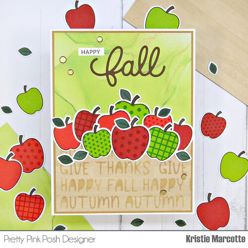 Pretty Pink Posh - Dies - Patterned Apples