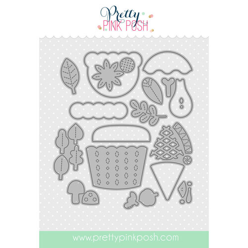 Pretty Pink Posh - Dies - Big Fall Cupcake 1 Pretty Pink Posh - Dies - Big Fall Cupcake