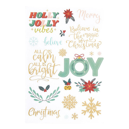 Spellbinders - Rosie's Studio - Oh Joyful Day Collection - Clear Sticker Pack 2 Spellbinders - Rosie's Studio - Oh Joyful Day Collection - Clear Sticker Pack