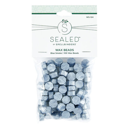 Spellbinders - Sealed 3D Christmas Collection - Wax Beads - Blue Smoke