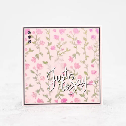 Crafter's Companion - Stencils - Contemporary Florals