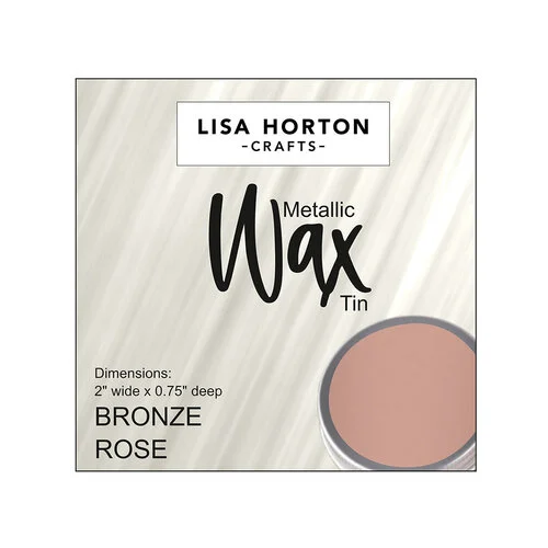 Lisa Horton Crafts - Water Based Wax Tin - Bronze Rose 1 Lisa Horton Crafts - Water Based Wax Tin - Bronze Rose