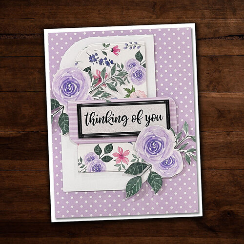 Paper Rose - Dies - Nesting Curved Rectangles 4 Paper Rose - Dies - Nesting Curved Rectangles
