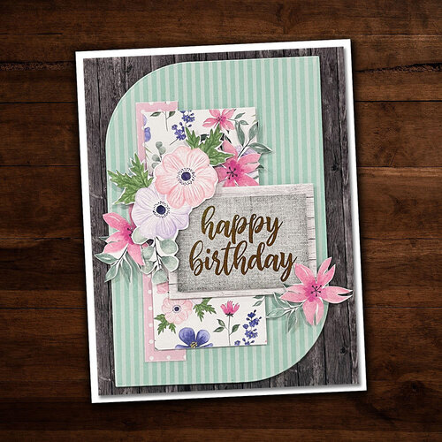 Paper Rose - Dies - Nesting Curved Rectangles 5 Paper Rose - Dies - Nesting Curved Rectangles