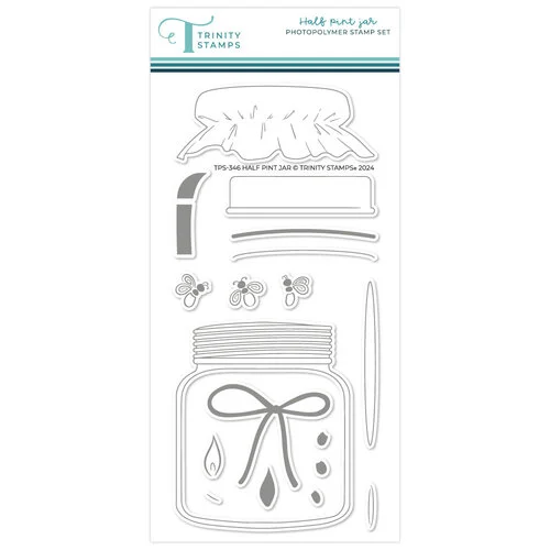 Trinity Stamps - Clear Photopolymer Stamps - Half Pint Jar