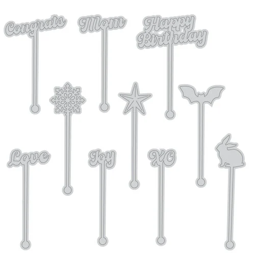 Scrapbook.com - Decorative Die Set - Bouquet Picks