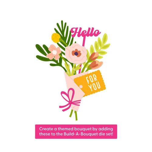 Scrapbook.com - Decorative Die Set - Bouquet Picks
