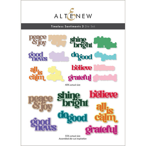 Altenew - Dies - Timeless Sentiments 3 - Holiday Edition 1 Altenew - Dies - Timeless Sentiments 3 - Holiday Edition