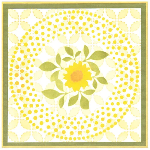 Sizzix - Layered Stencils - Plate and Pattern