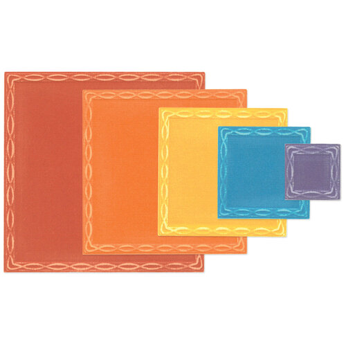Sizzix - Stacey Park - Framelits Dies - Fanciful - Yvette Interlaced Squares 2 Sizzix - Stacey Park - Framelits Dies - Fanciful - Yvette Interlaced Squares