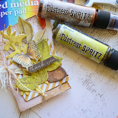 Ranger Ink - Tim Holtz - Distress Spritz - 1 oz - Crushed Olive 14 Ranger Ink - Tim Holtz - Distress Spritz - 1 oz - Crushed Olive