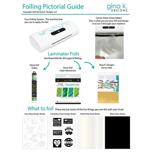 Gina K Designs - Fuse Foiling System - White