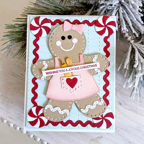 Papertrey Ink - Metal Dies - In Stitches - Gingerbread Builder 2 Papertrey Ink - Metal Dies - In Stitches - Gingerbread Builder