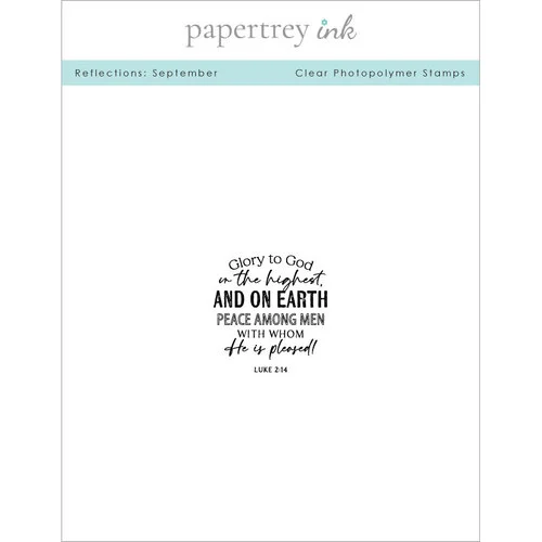 Papertrey Ink - Clear Photopolymer Stamps - Reflections - September 1 Papertrey Ink - Clear Photopolymer Stamps - Reflections - September
