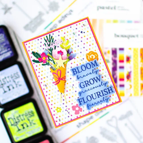 Scrapbook.com - Bouquet - Patterned Cardstock Paper Pad - Double Sided - 6x8 - 40 Sheets 12 Scrapbook.com - Bouquet - Patterned Cardstock Paper Pad - Double Sided - 6x8 - 40 Sheets