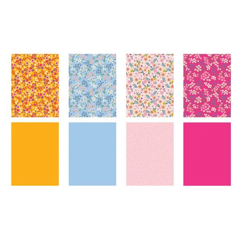 Scrapbook.com - Bouquet - Patterned Cardstock Paper Pad - Double Sided - 6x8 - 40 Sheets 3 Scrapbook.com - Bouquet - Patterned Cardstock Paper Pad - Double Sided - 6x8 - 40 Sheets