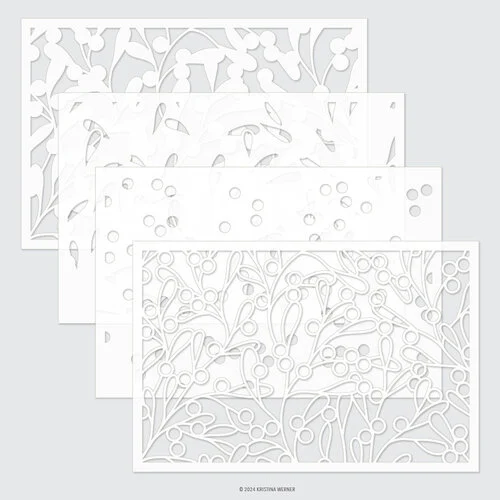 Concord and 9th - Kristina Werner - Stencils - Berries and Leaves