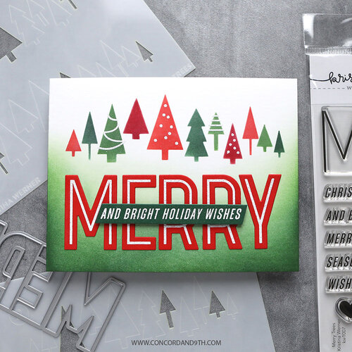 Concord and 9th - Kristina Werner - Stencils - Merry Trees