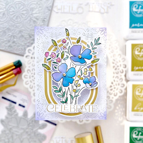 Pinkfresh Studio - Here For You Collection - Dies - Playful Petals 4 Pinkfresh Studio - Here For You Collection - Dies - Playful Petals