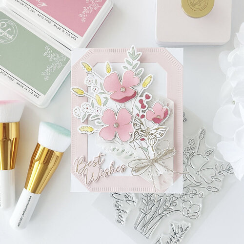 Pinkfresh Studio - Here For You Collection - Dies - Playful Petals 7 Pinkfresh Studio - Here For You Collection - Dies - Playful Petals