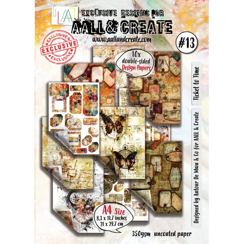 AALL and Create - Design Paper - Ticket to Time