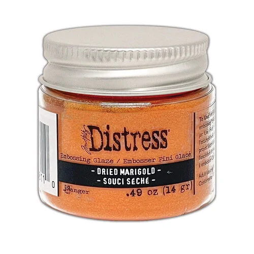 Ranger Ink - Tim Holtz - Distress Embossing Glaze - Dried Marigold 1 Ranger Ink - Tim Holtz - Distress Embossing Glaze - Dried Marigold